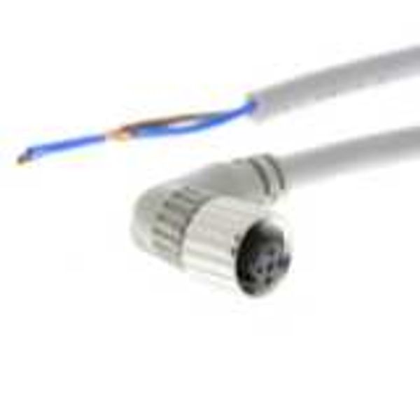 Sensor cable, M12 right-angle socket (female), 4-poles, 2-wires (3 - 4 XS2F0558F image 2