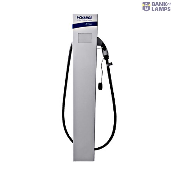 i-CHARGE PUBLIC 200 Type2 44kW stainless steel Online image 1