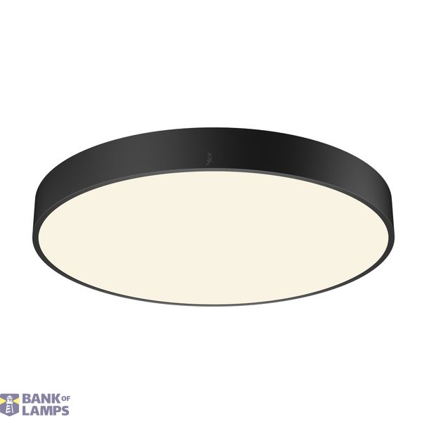 MEDO® PRO 60, wall- and ceiling-mounted light, round, 3000/4000K, 37W, trailing-edge phase, 110°, black image 6
