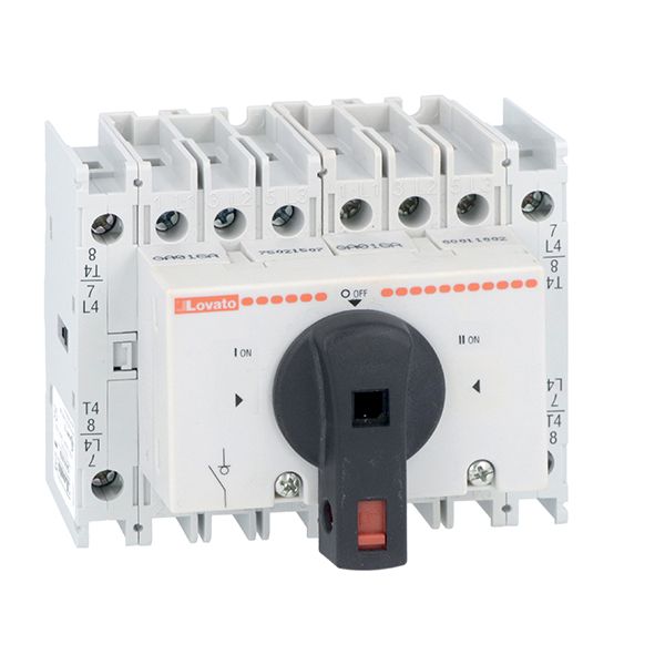 Four-pole assembled changeover switch, 40A image 1