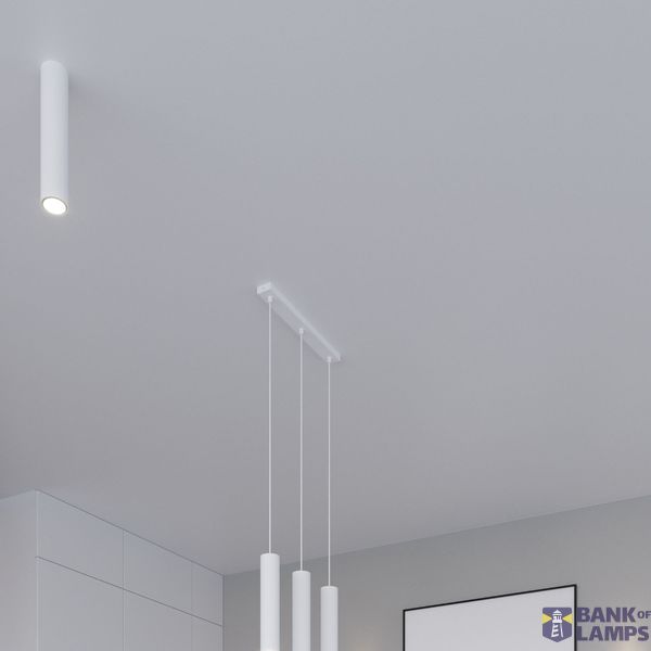 HANGING LAMP LAGOS 3P WHITE GU10 3X40W IP20 image 4