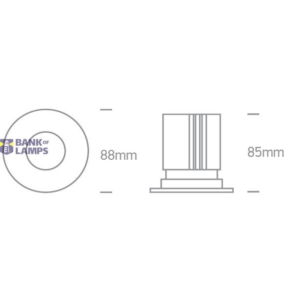 WHITE COB 12W CCTV 700mA 38deg IP20 ADJUSTABLE image 2
