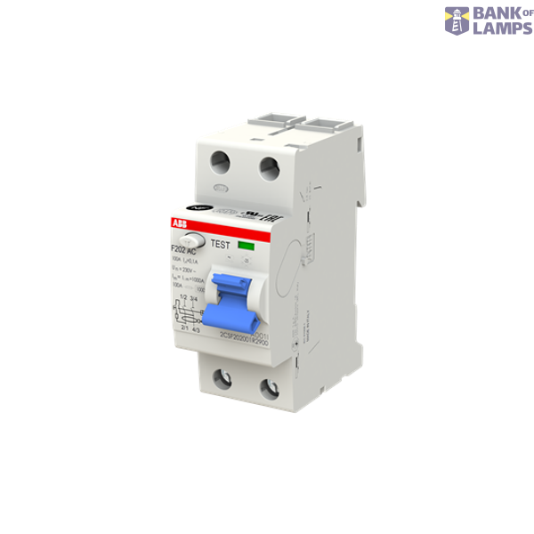 F202 A-25/0.03 CEBEC Residual Current Circuit Breaker 2P A type 30 mA image 1