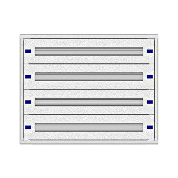 Modular chassis 3-12K flat, 4-rows, depth 100 mm image 1