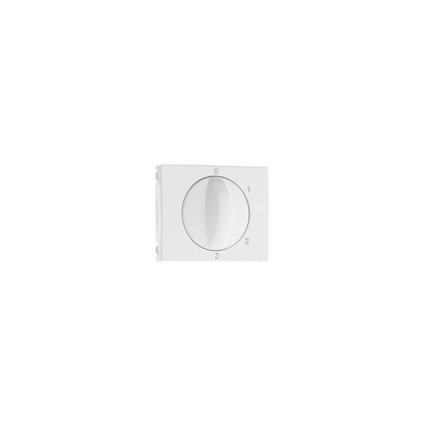COVER PLATE F/4 POSIT ROTARY SWITCH IVORY image 1
