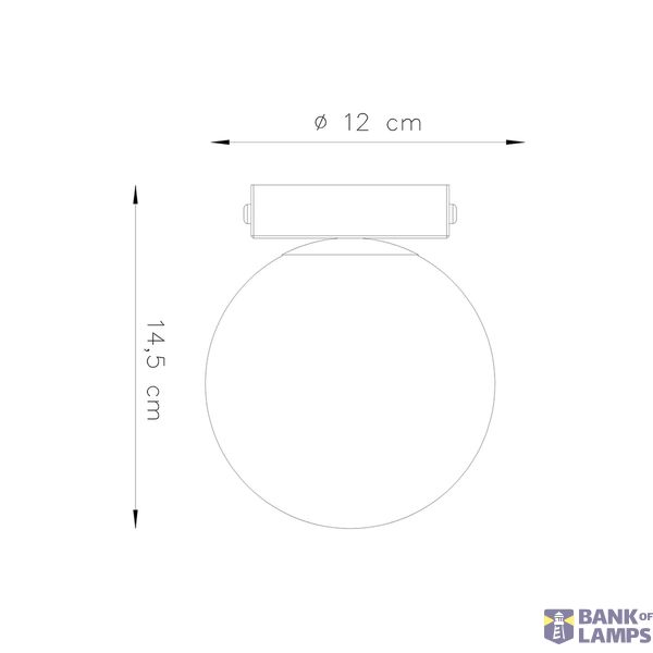 CEILING LAMP YOLI 1 BLACK G9 1X12 IP20 image 9