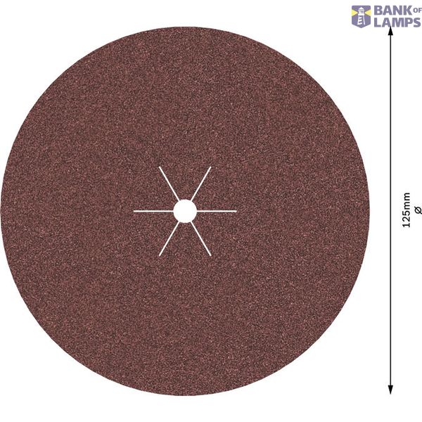 10-piece F460 sanding sheet set 125 mm, 40; 60; 80; 120; 180 image 2