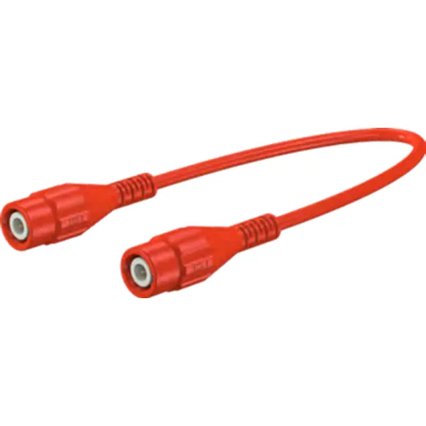 Coaxial cable, BNC plug (straight) to BNC plug (straight), 50 Ω, RG58, grommet black, 1.5 m, 67.9773-15021 image 1