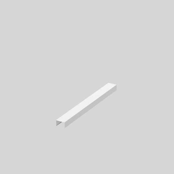 Replacement cover, profile cover L 598 B 56 H 36 colour: white image 1