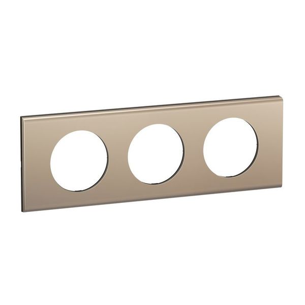 PLATE 3 GANG SATIN NICKEL image 2