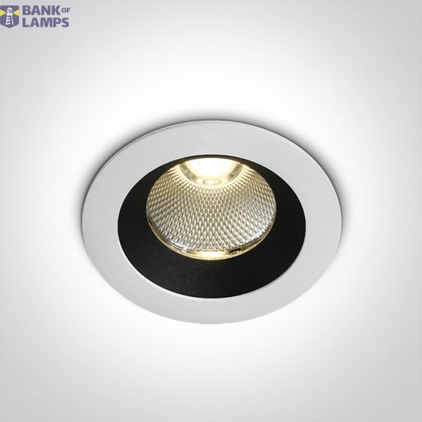 WHITE COB LED 12W WW IP65 38deg 700mA DARK LIGHT image 1