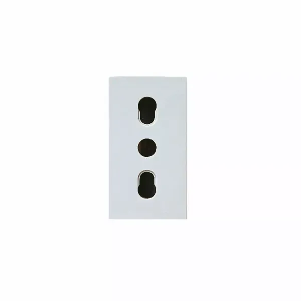 2x10/16A + E - 250V - shuttered image 1