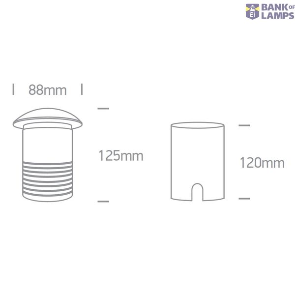 ALUMINIUM IP67 INGROUND GU10 10W 100-240V image 2