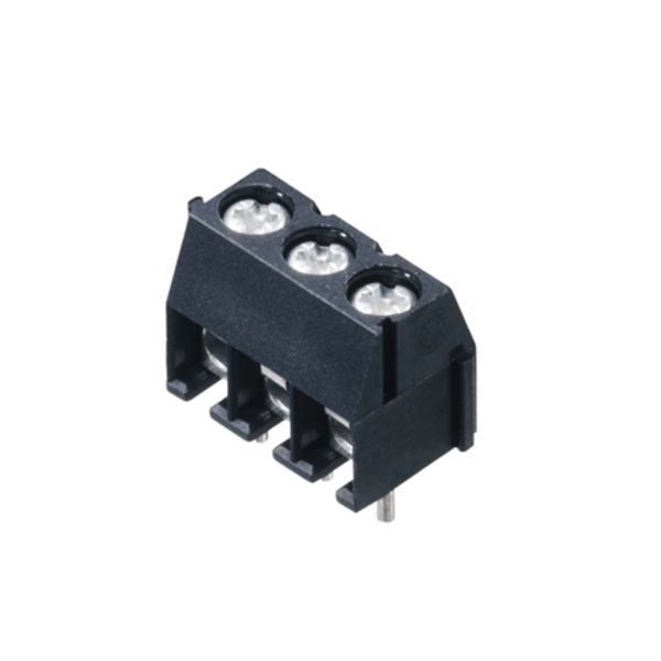 Printed circuit board terminals, 3.50 mm, Number of poles: 6, 90°, Solder pin length (l): 3.5 mm, tinned, black, Pressure clamp connection, Clamping range, max. : 1.5 mm², Box image 2