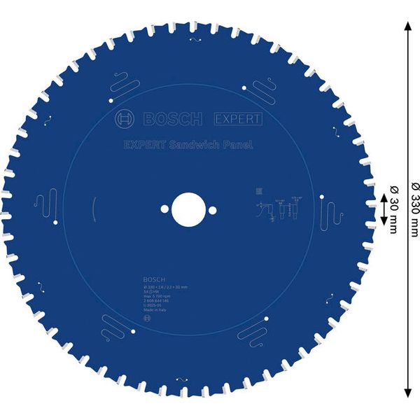Expert for Sandwich Panel circular saw blade 330 x 30 x 2,6 mm, 54 image 2