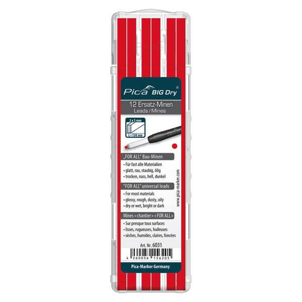 Pica 6031 BIG Dry Navulling FOR ALL rood image 3