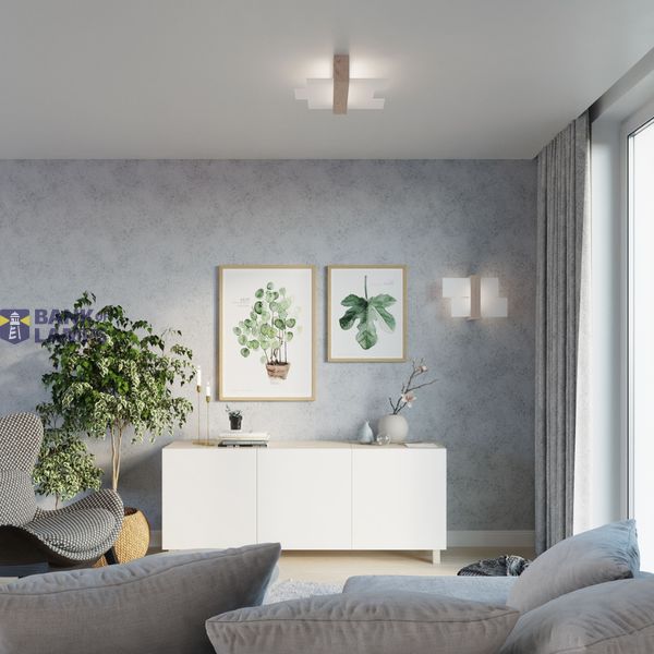 WALL LAMP FENIKS 1 NATURAL WOOD E27 1X60W IP20 image 7