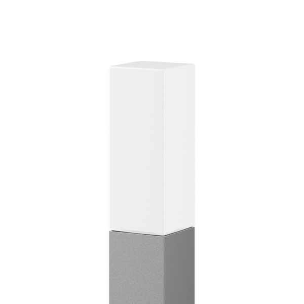 MEGA SQUARE, 10 W, 960 lm, 830, silver, DALI Bollards, L 120 B 120 H 1 image 1