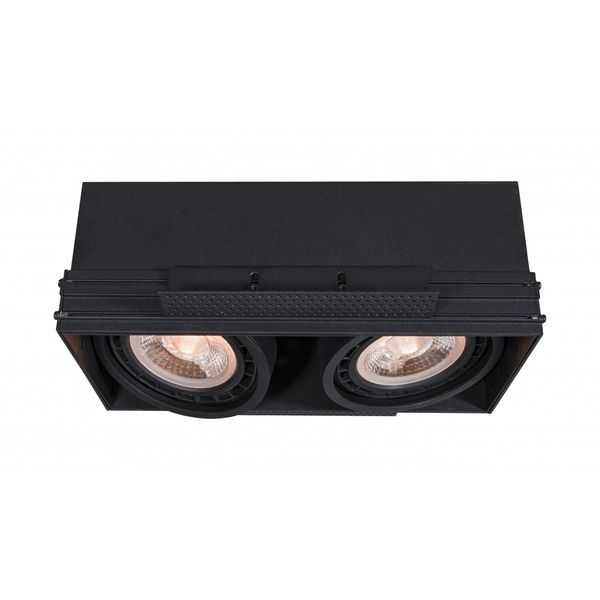 Ceiling fixture Milo,4755,AC220-240V, 50/60 Hz, 2* GU10, ES111,IP 20 , recessed, frameless black image 1