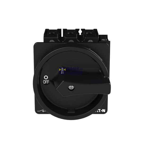 P3 Main switch, 80 A,Rear mounting, 3 pole, Form V/SVB, Black, Door co image 5