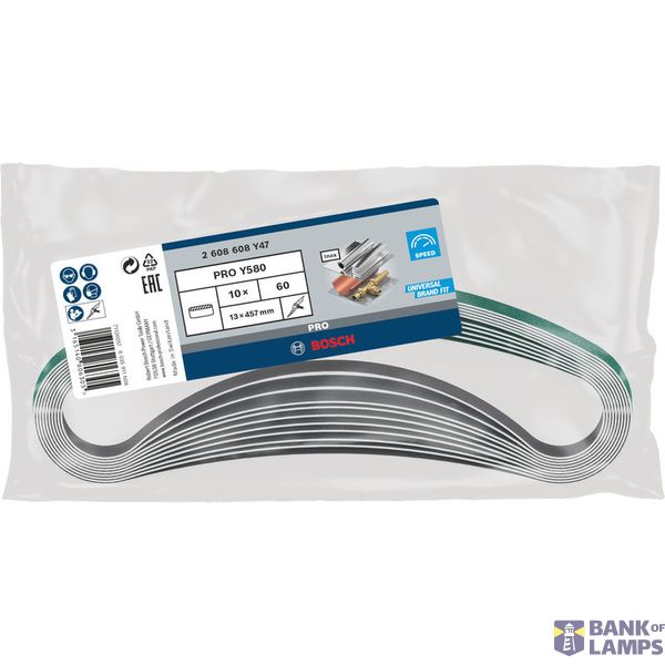 Y580 sanding belt 13 x 457 mm, 60 image 3