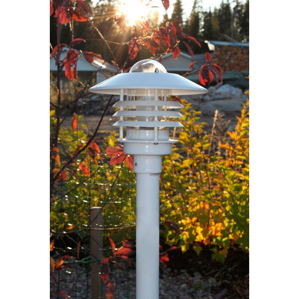 Pole mount. luminaire AVG01 75W E27 WH image 2