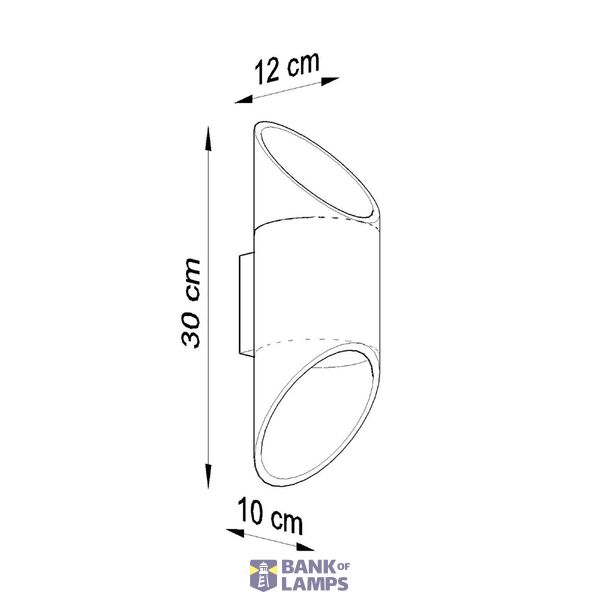 WALL LAMP PENNE 30 WHITE G9 1X40W IP20 image 6