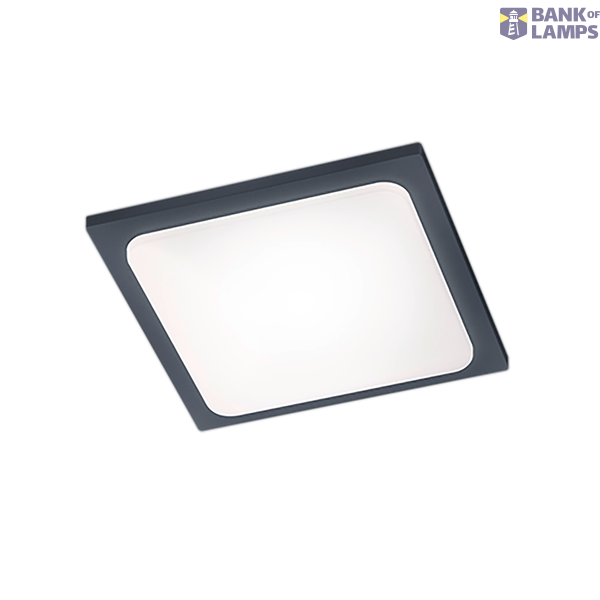 Trave LED ceiling lamp anthracite image 1
