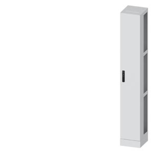 ALPHA 630, floor-mounted cabinet, with open side panel, IP55, protection class 1 image 1