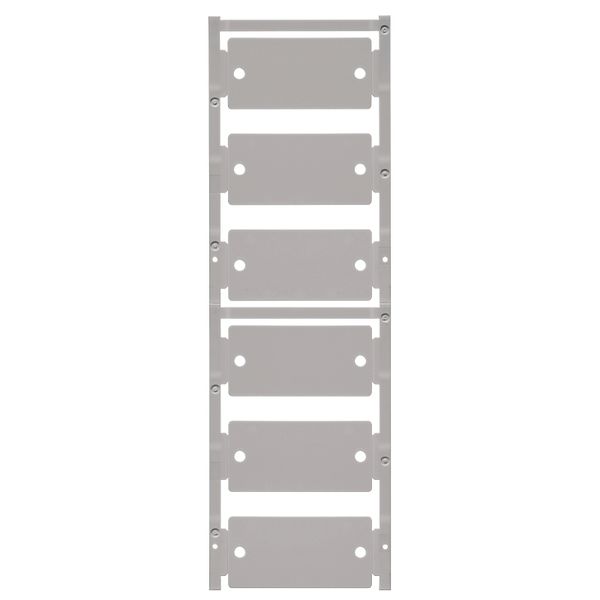 ClipCard, Device markers, 30 x 60 mm, With hole, grey image 1