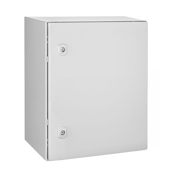 Wall-mounted enclosure 1 door IP66 H=500 W=400 D=300mm image 1