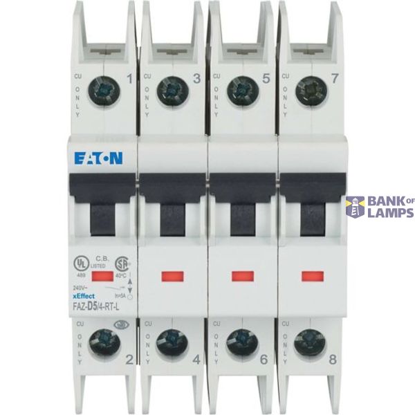 FAZ-D5/4-RT-L Eaton Moeller series xEffect - FAZ-NA, FAZ-RT MCB image 1