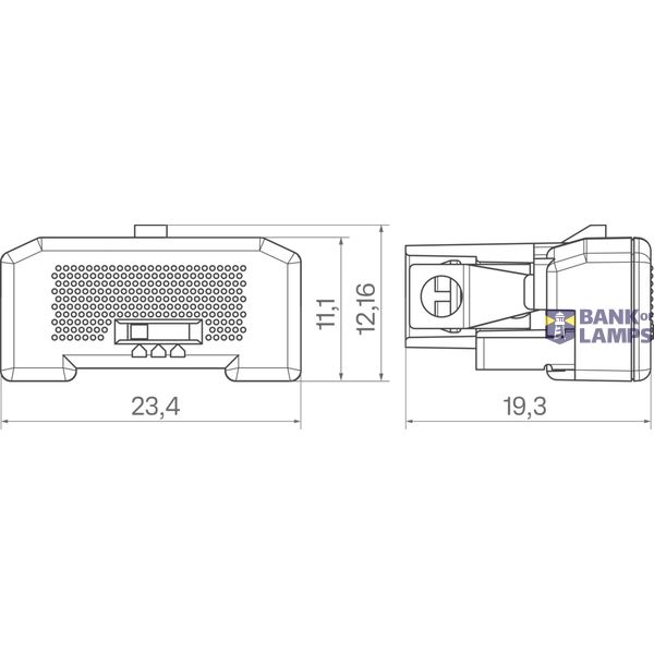 LED module with N-terminal, 230 V, 0.4 mA, multi-color (RGB) image 2
