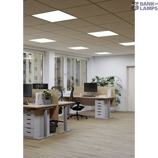 "SALOBRENA" LED-PANEL 595X595 WHITE ON/OFF image 1