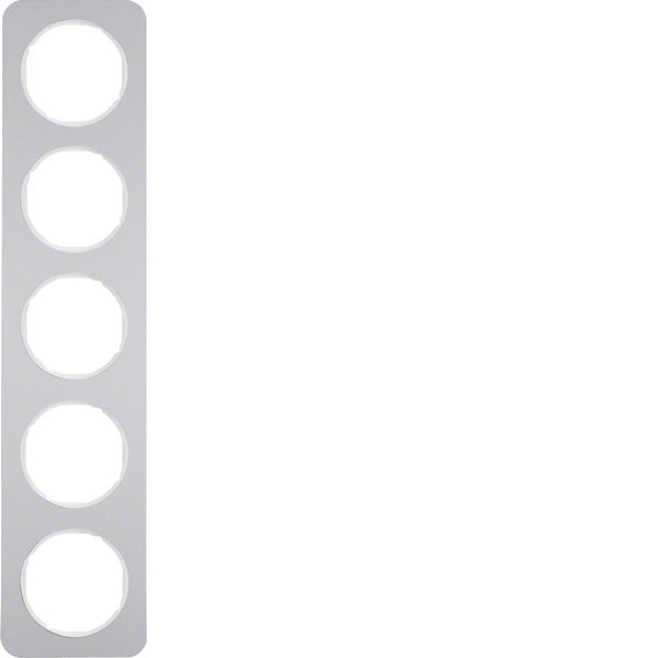 Frame 5gang, R.1, al./p. white image 1