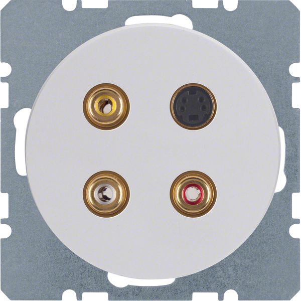 3 x Cinch/S-Video soc. out., R.1/R.3, p. white glossy image 1