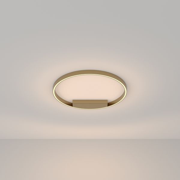 Modern Rim Ceiling lamp Brass image 1