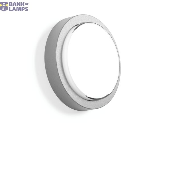 Cadero Disca, 12 W, 710 lm, 830, silver, Phase-cut Ceiling and wall lu image 1