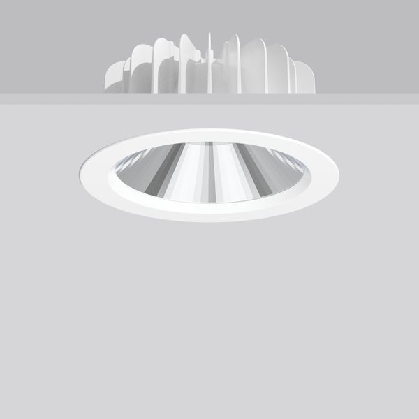 LEDONA round IP20, 12...41 W, 1750...5300 lm, 940, white, DALI Recesse image 1