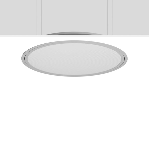 TRIONA round, 40 W, 3550 lm, 827-865, silver, DALI Recessed ceiling lu image 1