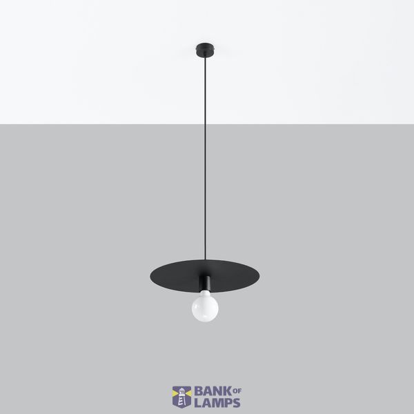 FLAVIO HANGING LAMP BLACK E27 1X60W IP20 image 9
