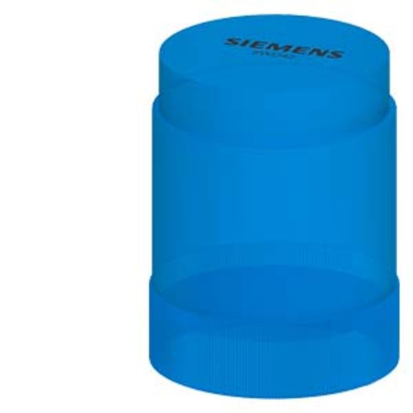 Blinklight element, with integrated LED, blue, 115 V AC, diameter 50 mm image 1
