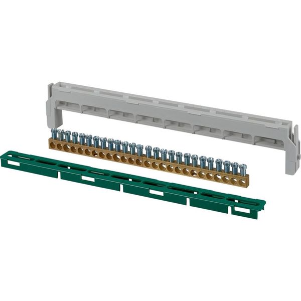 SK-H-25PE-KLV SK high screw terminal, mounted on support, PE image 1