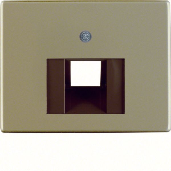 Centre plate for FCC soc. out., arsys, light bronze matt, al. lacq. image 2