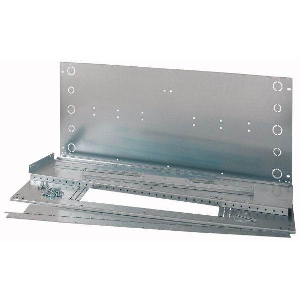 XMIX40W10-ARC ARCON mounting kit IZM40, withdrawable unit, W=1000mm, grey image 1