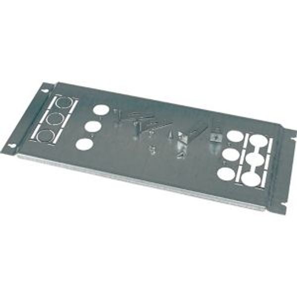 XMN332406MV Mounting plate, +mounting kit, for NZM3, vertical, 3p, HxW=600x600mm image 4