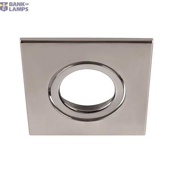 UNIVERSAL DOWNLIGHT cover, for downlight IP20, pivoting, square, aluminium image 1