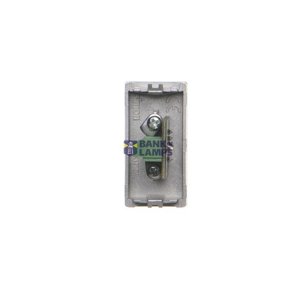 IP44 single socket outlet with frame seal - transparent flap, 16A, white image 1