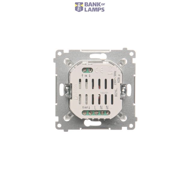 Single socket outlet with Schuko earthing, satin, metallized, 16A image 1