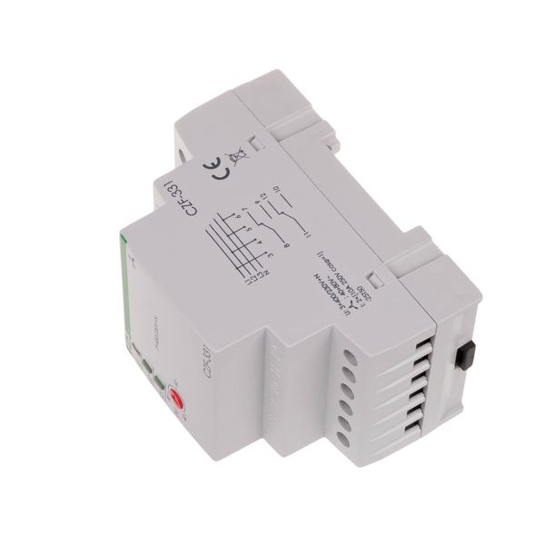 phase loss and asymmetry sensor, 2NO/NC contact, DIN rail mounting image 3